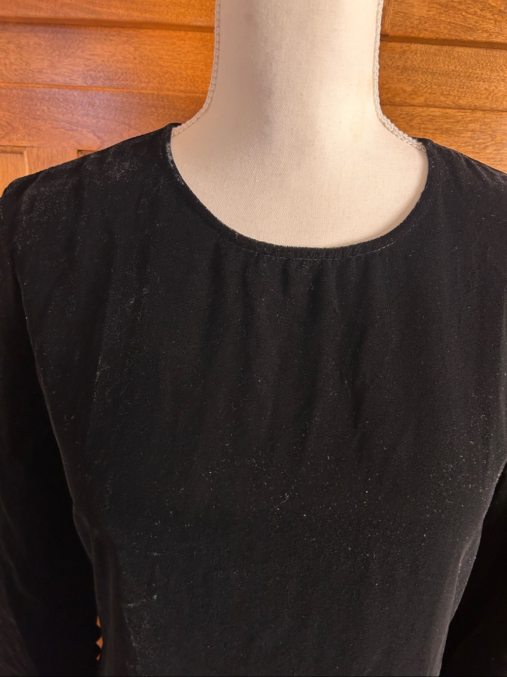 NWT Zara Women’s Black Velvet Long Sleeve Maxi Evening Dress. Sz M.   Formal - Picture 2 of 16
